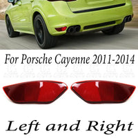 Réflecteur de Pare-Chocs Arrière Porsche Cayenne 2011-2021 - installé sur véhicule - Becquet Voiture