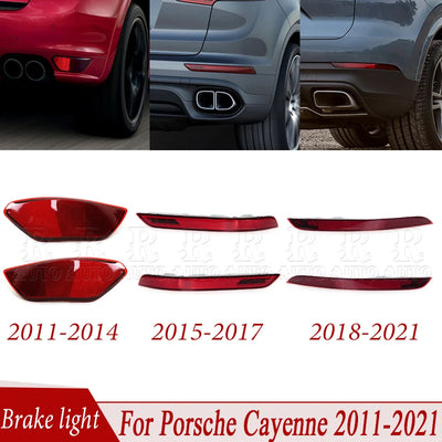 Réflecteur de Pare-Chocs Arrière Porsche Cayenne 2011-2021 - vue de profil - Becquet Voiture