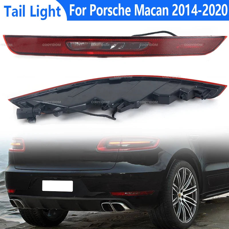 Réflecteur de Pare-Chocs Arrière Porsche Macan 2014-2020 - vue de face - Becquet Voiture
