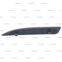Rear Bumper Reflector Volkswagen Scirocco 2011-2015 - three-quarter view - Becquet Voiture