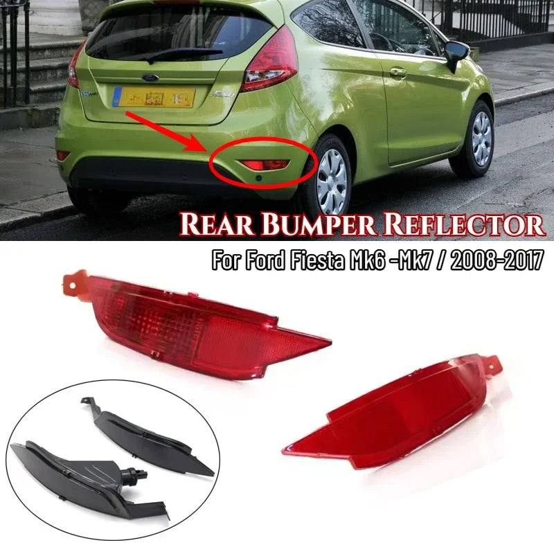 Réflecteur Feu Antibrouillard Ford Fiesta Mk6 Mk7 - vue de face - Becquet Voiture