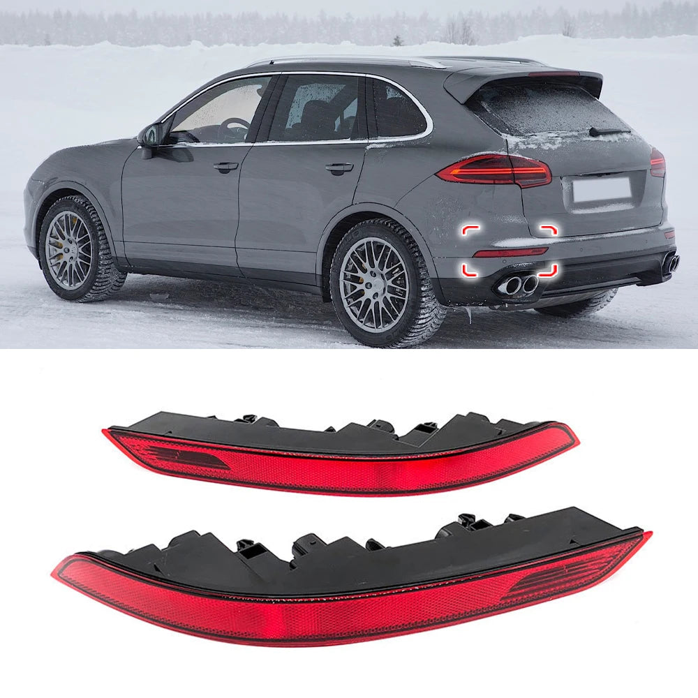 Réflecteur Feu de Frein Porsche Cayenne 2015-2017 - vue de face - Becquet Voiture