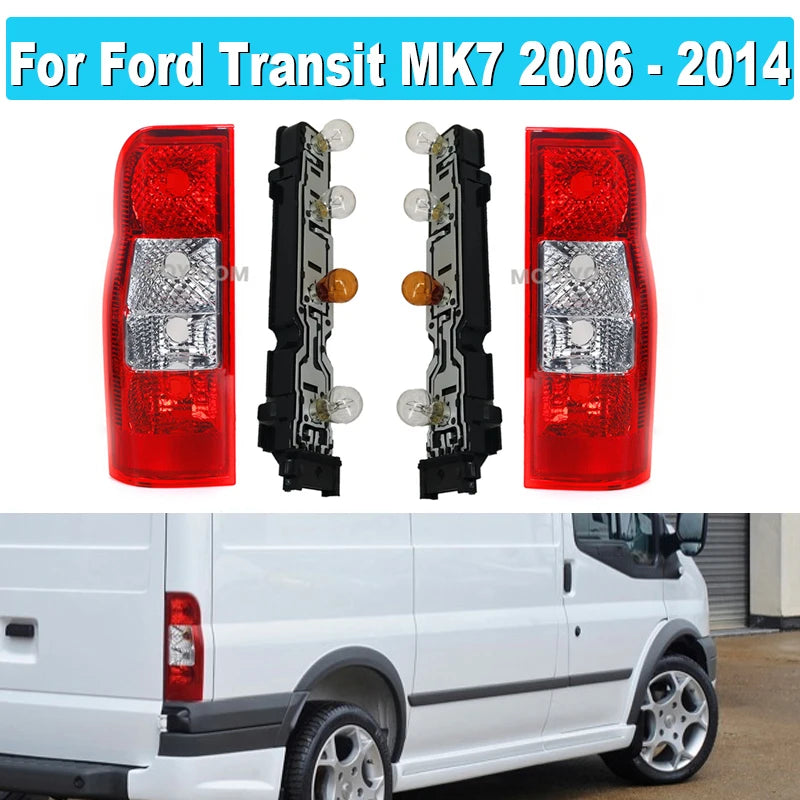 Réflecteur LED Pare-Chocs Arrière Ford Transit MK7 2006-2014 - vue de face - Becquet Voiture