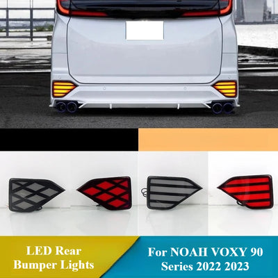 Reflecteur LED Pare-Chocs Arriere Toyota Noah Voxy - vue de face - Becquet Voiture