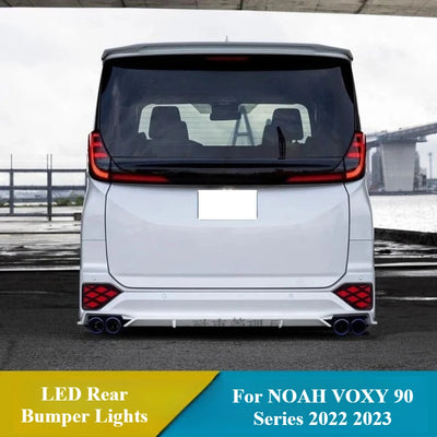 Reflecteur LED Pare-Chocs Arriere Toyota Noah Voxy - vue de trois-quarts - Becquet Voiture