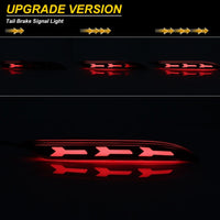 Réflecteur LED Pare-Chocs Ford Mustang Clignotant Séquentiel (2015-2017) - installé sur véhicule - Becquet Voiture