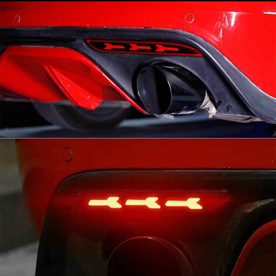 Réflecteur LED Pare-Chocs Ford Mustang Clignotant Séquentiel (2015-2017) - packshot studio - Becquet Voiture