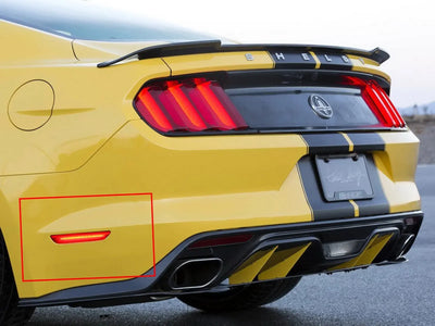 Reflecteur LED Pare-Chocs Marqueur Lateral Ford Mustang 2015+ - installé sur véhicule - Becquet Voiture