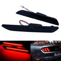 Reflecteur LED Pare-Chocs Marqueur Lateral Ford Mustang 2015+ - vue de face - Becquet Voiture