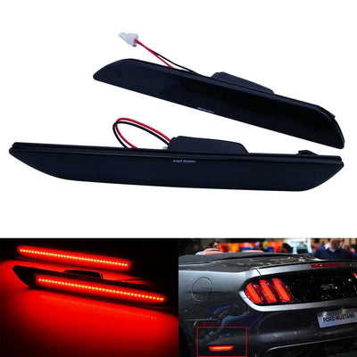 Reflecteur LED Pare-Chocs Marqueur Lateral Ford Mustang 2015+ - vue de face - Becquet Voiture