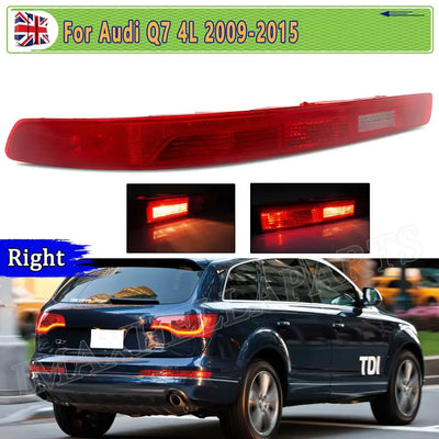 Réflecteur Pare-Choc Arrière Audi Q7 2009-2015 Feu Stop - vue de profil - Becquet Voiture