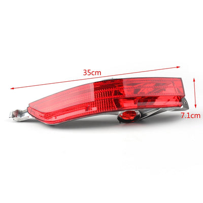 Réflecteur Pare-Chocs Arrière VW Touareg Rouge 2011-2014 - vue arrière - Becquet Voiture