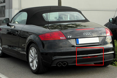 Réflecteur Pare-Chocs Audi TT 8J MK2 2007-2014 - packshot studio - Becquet Voiture