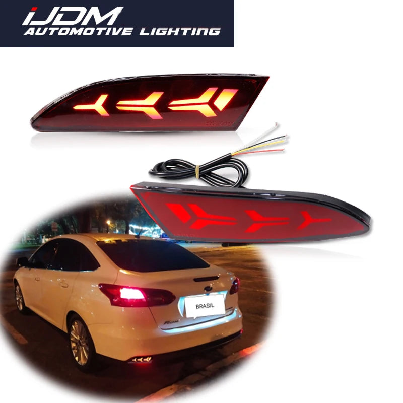 Réflecteurs Antibrouillard LED Ford Focus 3 2011-2014 - vue de face - Becquet Voiture