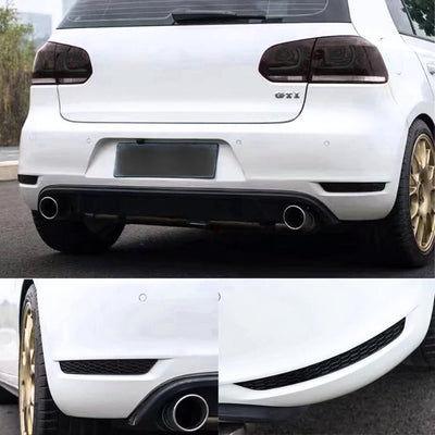 Reflecteurs Arrière Noir Nid d'Abeille Golf 6 GTI GTD R - vue de profil - Becquet Voiture