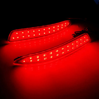 Réflecteurs de Pare-Chocs LED BMW X5 E70 2006-2013 - vue de trois-quarts - Becquet Voiture
