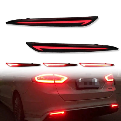 Réflecteurs Dynamiques Ford Mondeo 2013-2018 Clignotant LED - vue de face - Becquet Voiture