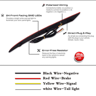 Réflecteurs Dynamiques Ford Mondeo 2013-2018 Clignotant LED - vue de profil - Becquet Voiture