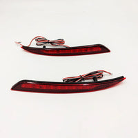 LED Tail Lights Ford Mondeo Fusion 2013-2018 Pair - rear view - Becquet Voiture