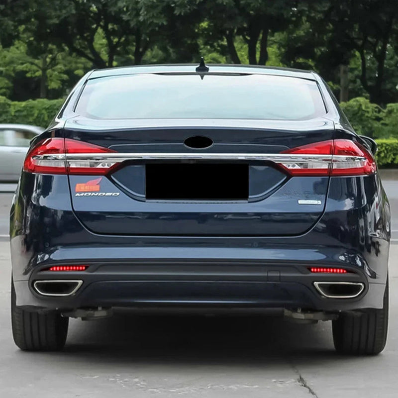 LED Tail Lights Ford Mondeo Fusion 2013-2018 Pair - side view - Becquet Voiture
