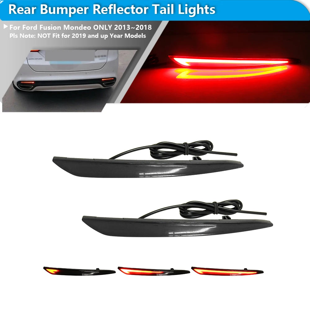 Réflecteurs LED Pare-Chocs Ford Mondeo 2013-2018 Antibrouillard - vue de face - Becquet Voiture