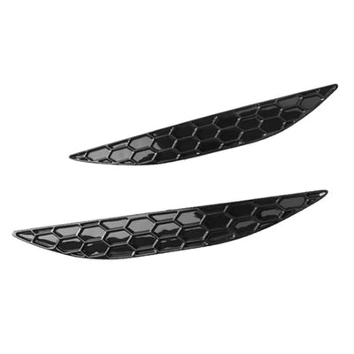 Réflecteurs Noir Golf 7 GTI R Inserts Pare-chocs Nid d'Abeille - vue arrière - Becquet Voiture