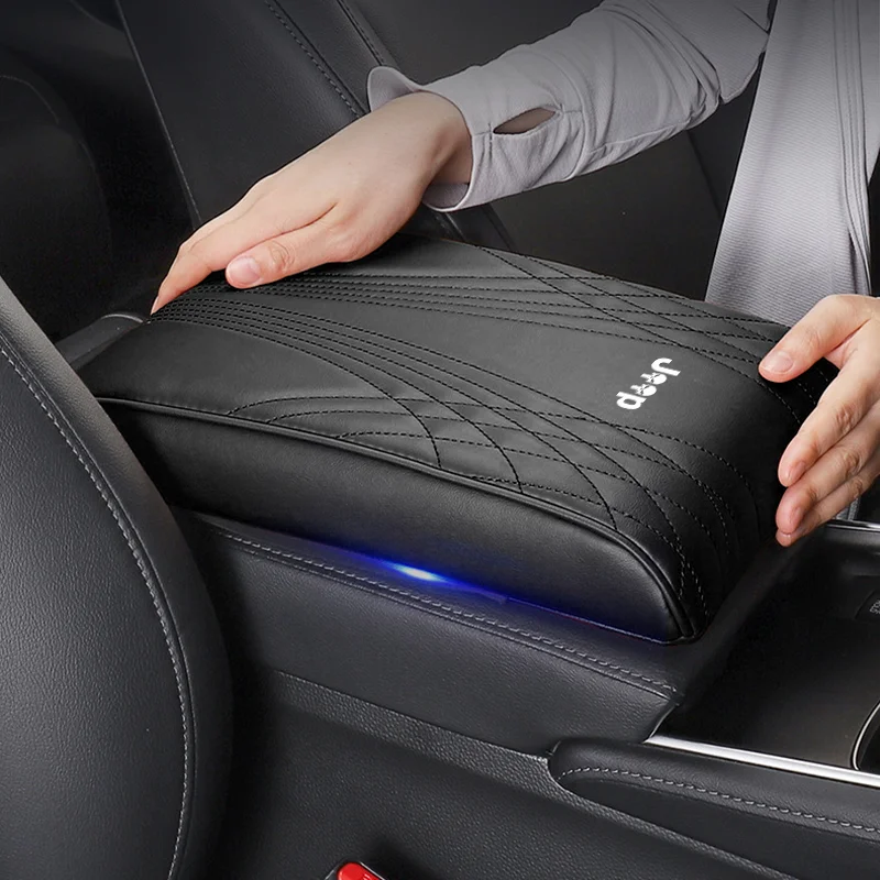 Rehausseur d'Accoudoir Central Jeep avec Rangement - vue arrière - Becquet Voiture