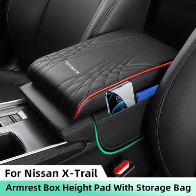 Rehausseur d'Accoudoir Central Nissan X-Trail T30 T31 T32 - vue de face - Becquet Voiture