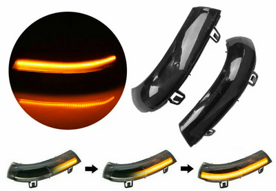 Répétiteurs Clignotants Dynamiques LED Rétroviseurs VW Golf 5 - vue arrière - Becquet Voiture