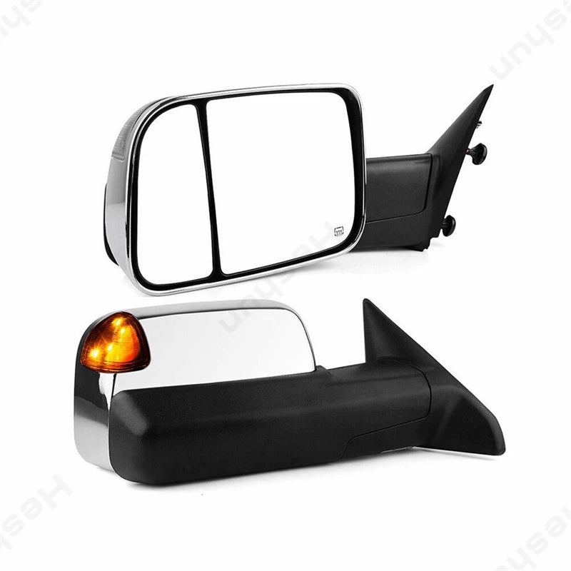 Rétroviseurs de Remorquage Dodge Ram 1500 2500 3500 (2009-2018) - vue de face - Becquet Voiture
