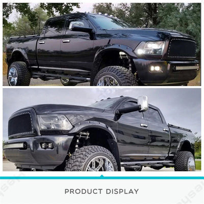 Rétroviseurs de Remorquage Dodge Ram 1500 2500 3500 (2009-2018) - vue de profil - Becquet Voiture