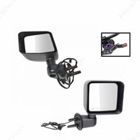 Rétroviseurs de Remorquage Jeep Wrangler JK 2007-2017 - détail du montage - Becquet Voiture