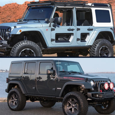 Rétroviseurs de Remorquage Jeep Wrangler JK 2007-2017 - packshot studio - Becquet Voiture
