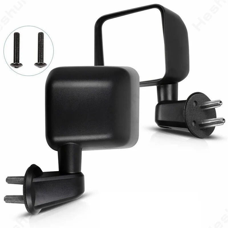 Rétroviseurs de Remorquage Jeep Wrangler JK 2007-2017 - vue de dessus - Becquet Voiture