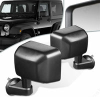 Rétroviseurs de Remorquage Jeep Wrangler JK 2007-2017 - vue de face - Becquet Voiture