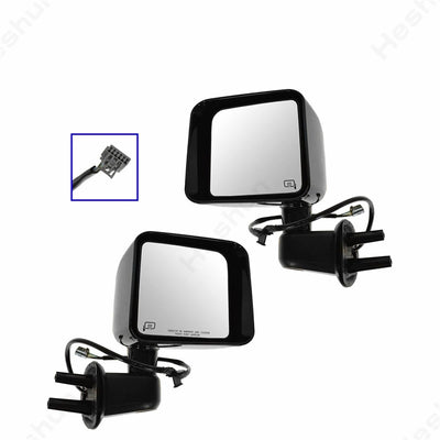Rétroviseurs de Remorquage Jeep Wrangler JK 2007-2017 - vue rapprochée - Becquet Voiture