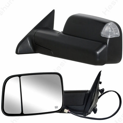 Rétroviseurs Remorquage Dodge Ram 1500 2500 3500 (2013-2018) - installé sur véhicule - Becquet Voiture