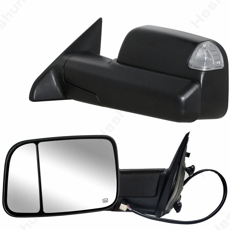 Towing Mirrors Dodge Ram 1500 2500 3500 (2013-2018) - fitted on vehicle - Becquet Voiture