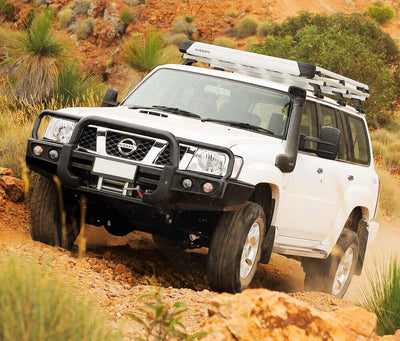 Rétroviseurs Remorquage Extensibles Nissan Patrol Y61 - vue de profil - Becquet Voiture