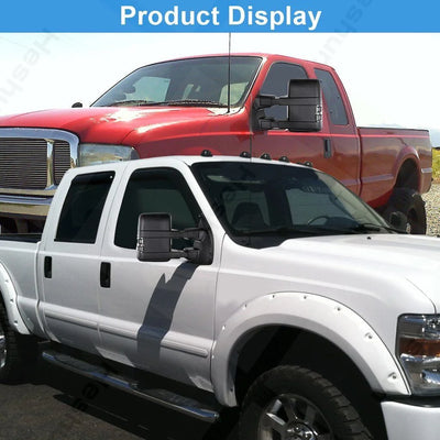 Retroviseurs Remorquage Fume Ford F250 F350 F450 F550 - vue arrière - Becquet Voiture