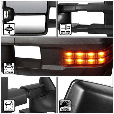 Rétroviseurs Remorquage GMC Chevrolet C1500 K1500 - vue de profil - Becquet Voiture