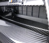 Revêtement Avant Anti-Collision Carbone BMW G80 G82 - installé sur véhicule - Becquet Voiture