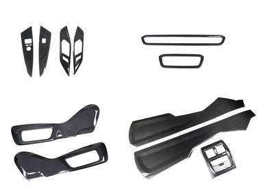 Revêtement Intérieur Fibre Carbone BMW G80 G82 - vue de face - Becquet Voiture