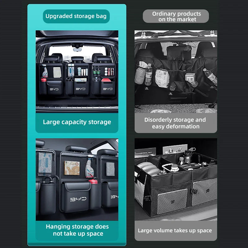 Gepäckraum-Organizer für BYD Atto 3 Seal S2 S6 S7 - Studio-Packshot - Becquet Voiture