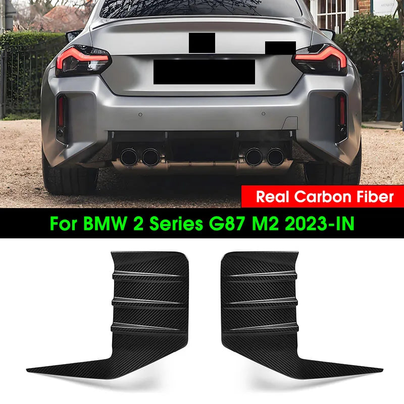 Séparateur Arrière Carbone BMW G87 M2 Style MP 2023+ - vue de face - Becquet Voiture