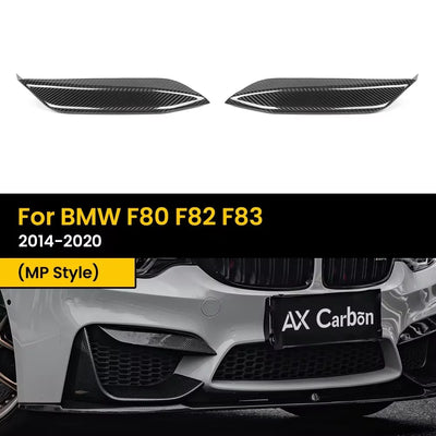 Séparateur Avant Carbone BMW M3 M4 F80 F82 F83 2014-2020 - détail du montage - Becquet Voiture