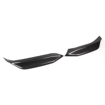 Séparateur Avant Carbone BMW M3 M4 F80 F82 F83 2014-2020 - vue arrière - Becquet Voiture