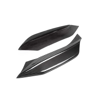 Séparateur Avant Carbone BMW M3 M4 F80 F82 F83 2014-2020 - vue de profil - Becquet Voiture