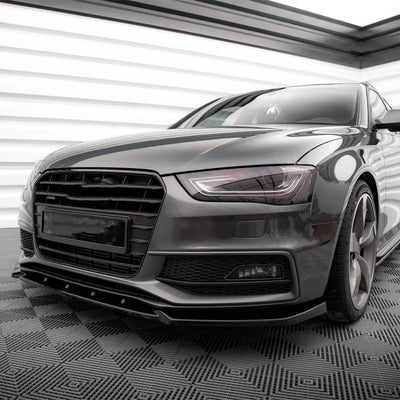 Séparateur de Pare-Chocs Avant Audi A4 S4 B8 2012-2016 - vue de profil - Becquet Voiture