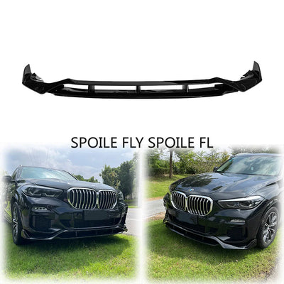 Séparateur de Pare-Chocs Avant BMW X5 G05 2018+ (Kit 4 Pièces) - vue de face - Becquet Voiture